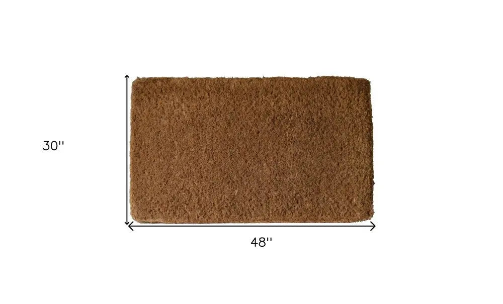 30" X 48" Brown Coir Outdoor Door Mat - NOBLE HOME INTERIORS