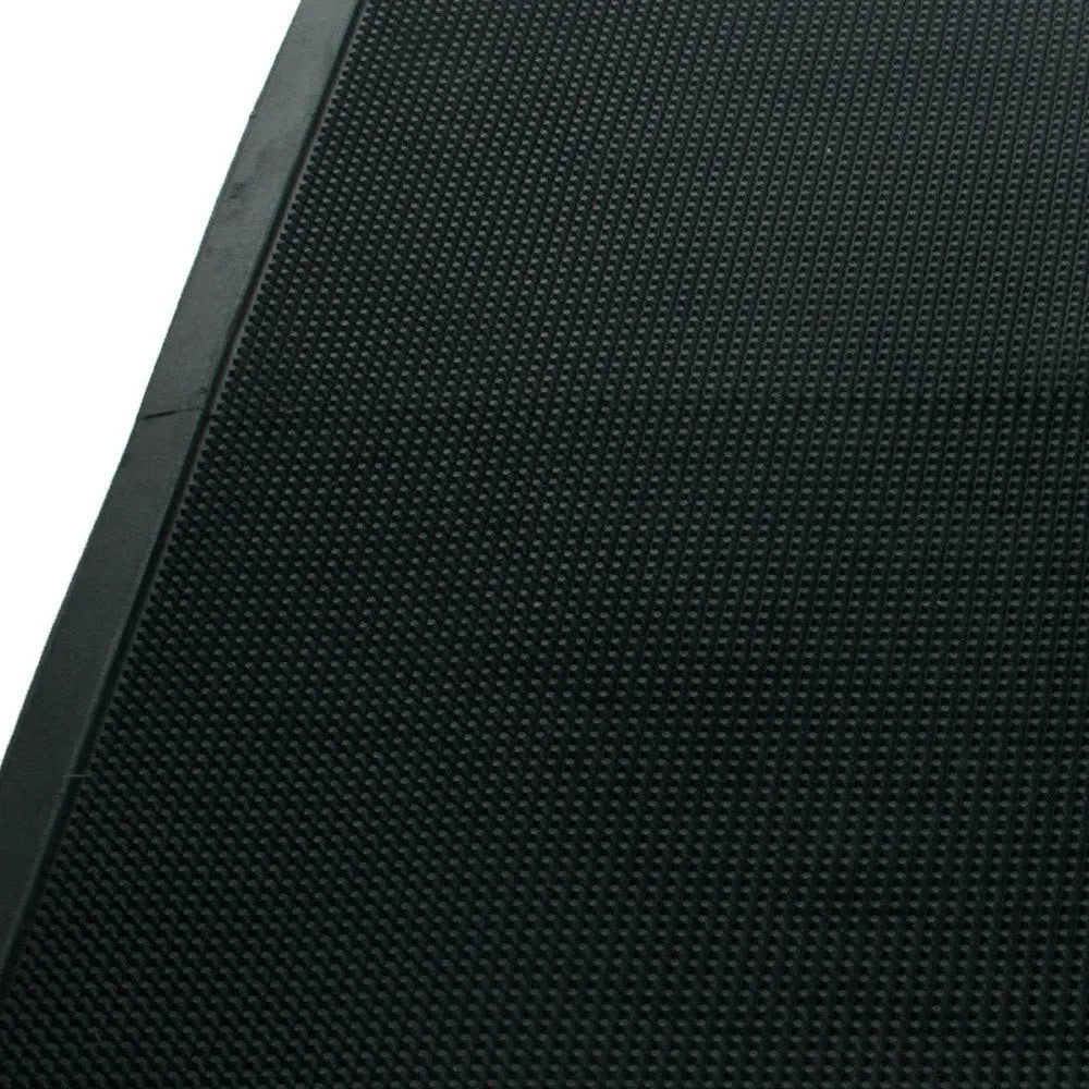 32" X 48" Black Rubber Outdoor Door Mat - NOBLE HOME INTERIORS