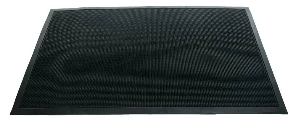 32" X 48" Black Rubber Outdoor Door Mat - NOBLE HOME INTERIORS