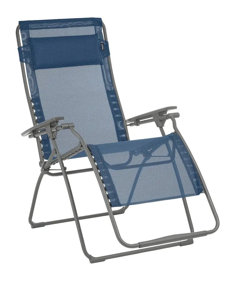 30" Graphite Metal Outdoor Zero Gravity Chair HomeRoots