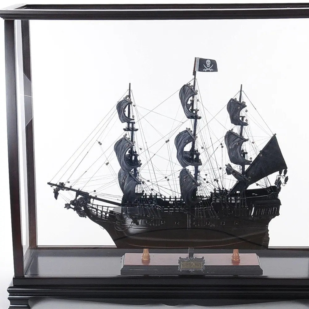 34" Black Glass Standard Display Stand - NOVA HOME FURNITURE