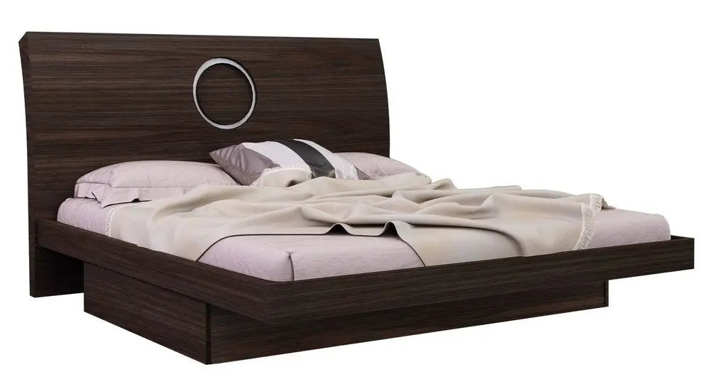 Four Piece Wood Brown Solid Wood Bedroom Set With Mirror HomeRoots
