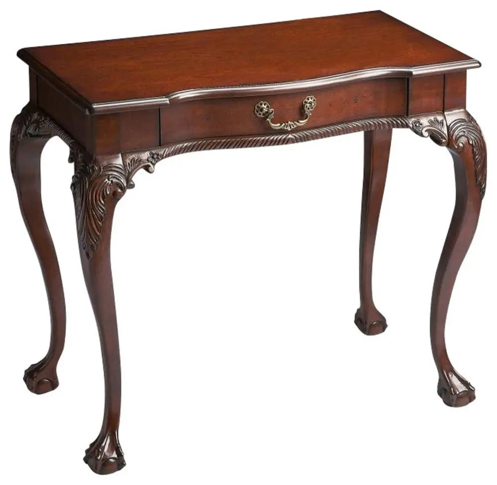 35" Dark Brown Writing Desk - NOBLE HOME INTERIORS