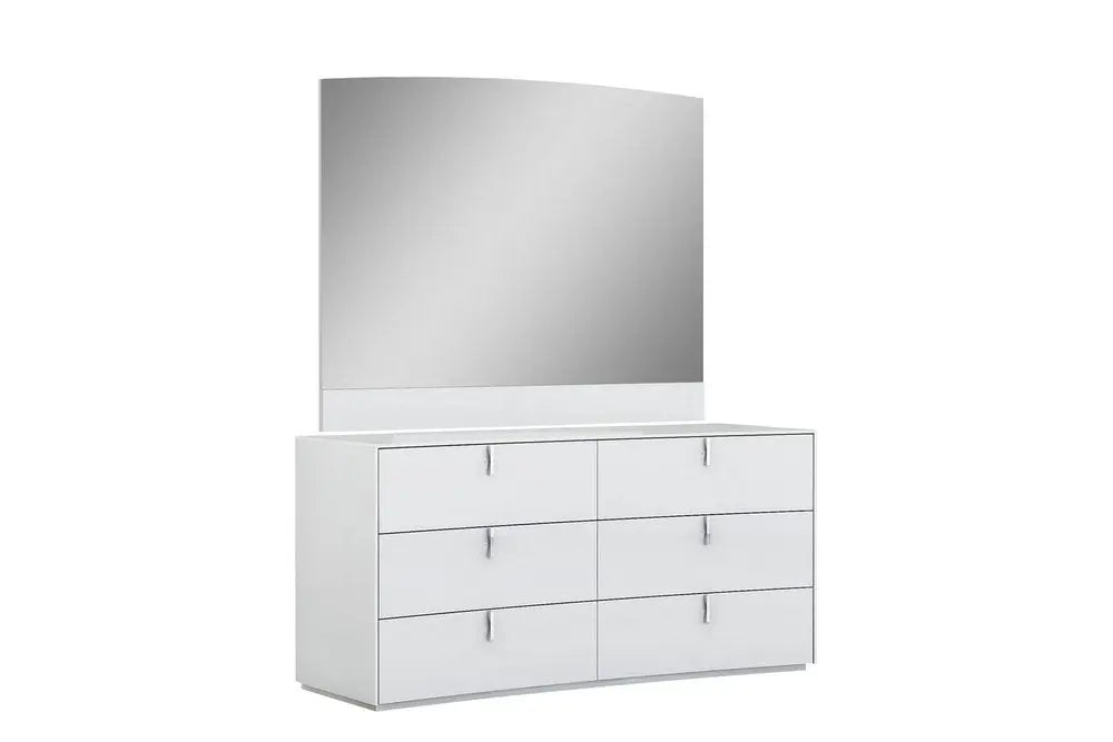 62" X 19" X 30" White  Dresser HomeRoots