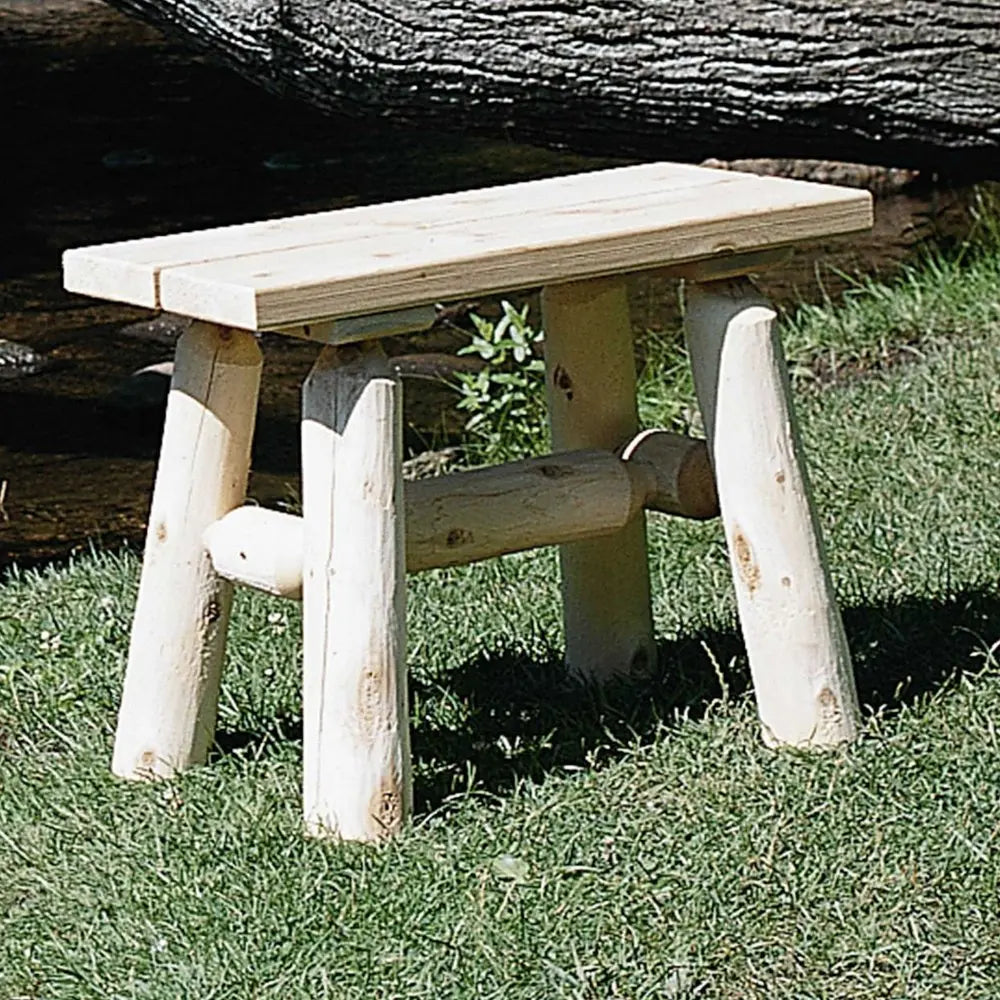 23" X 11" X 18"  Natural Wood End Bench Pair HomeRoots
