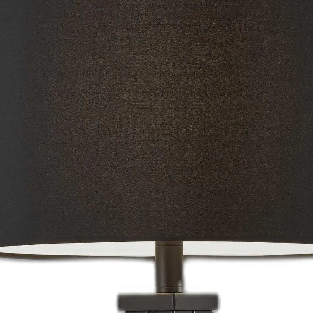 Treble Black Metal Table Lamp HomeRoots