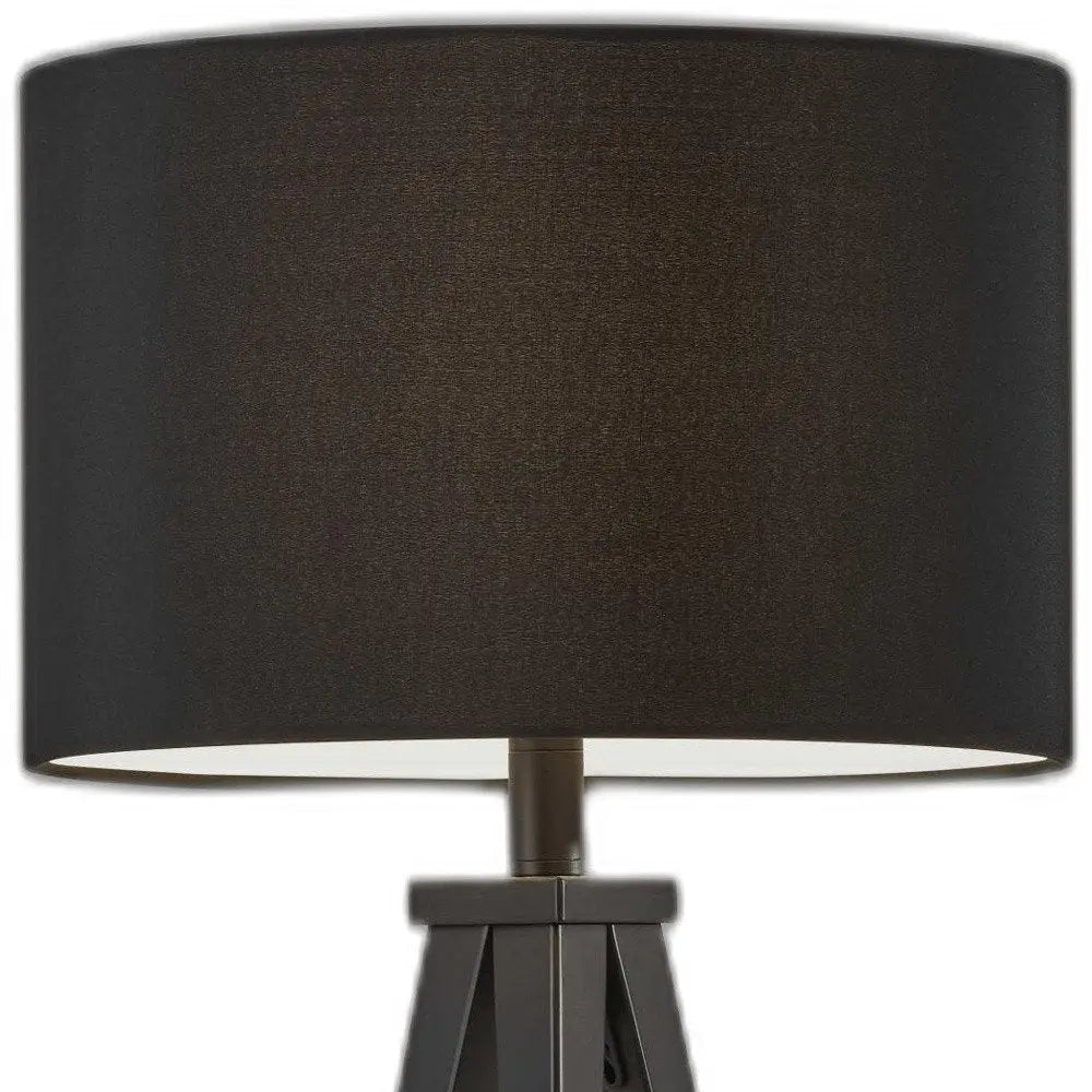 Treble Black Metal Table Lamp HomeRoots