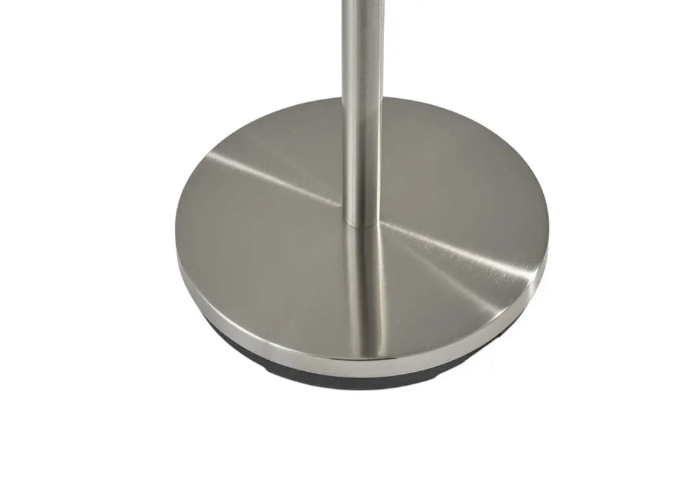 68" Brushed Steel Brushed Steel Coat Rack HomeRoots