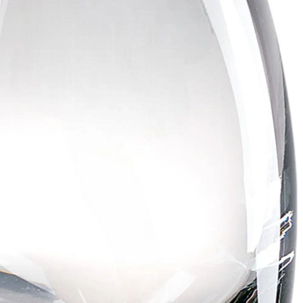 11" Clear Lead Free Crystal Oval Table Vase HomeRoots