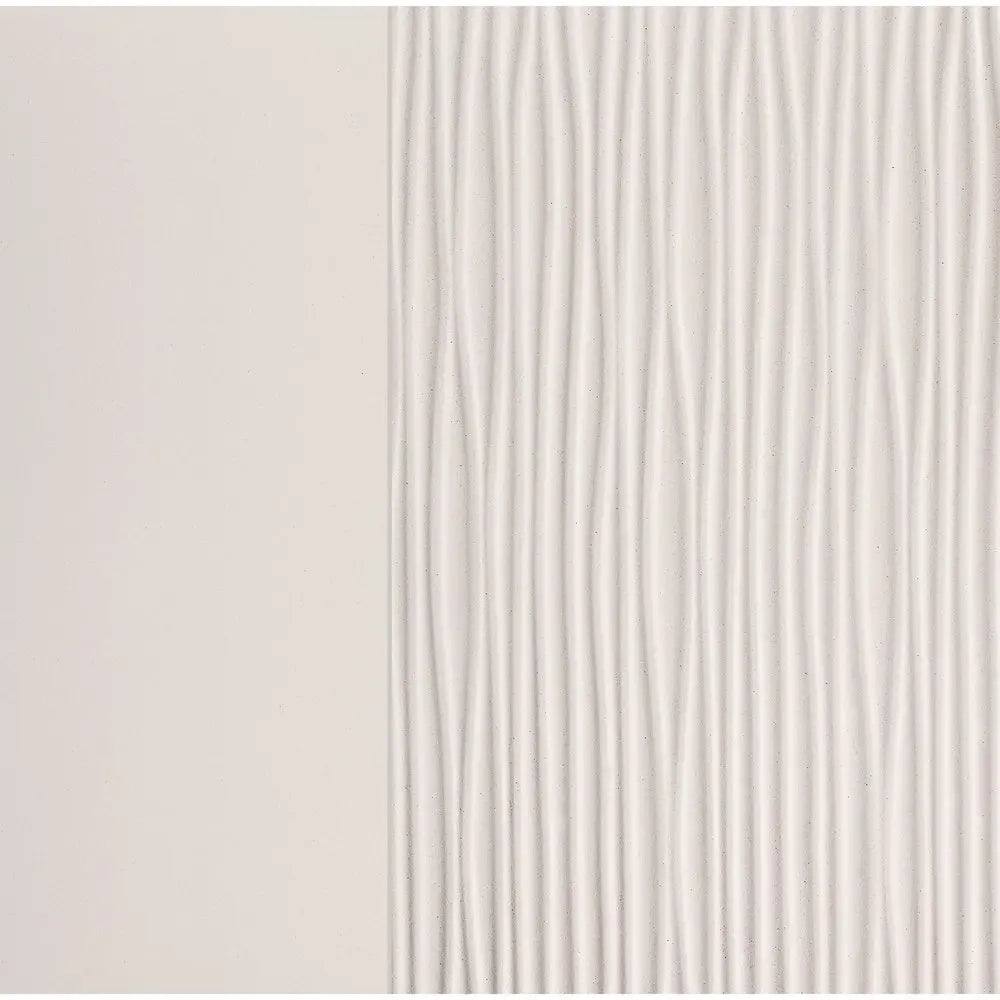 59" White Solid Wood Mirrored Nine Drawer HomeRoots