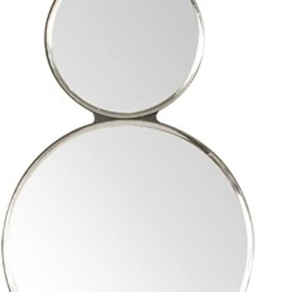 Silver and Clear Modern Bling Mirrored Wall Sconce HomeRoots