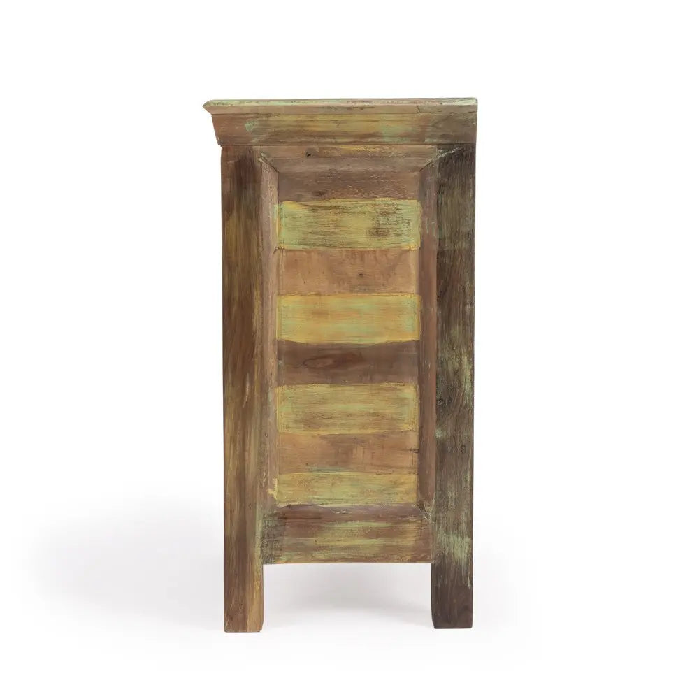 16" Modern Rustic Three Drawer Accent Chest HomeRoots