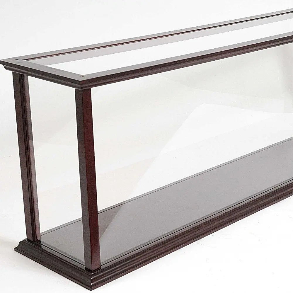 39" Dark Brown Glass Standard Display Stand - NOVA HOME FURNITURE