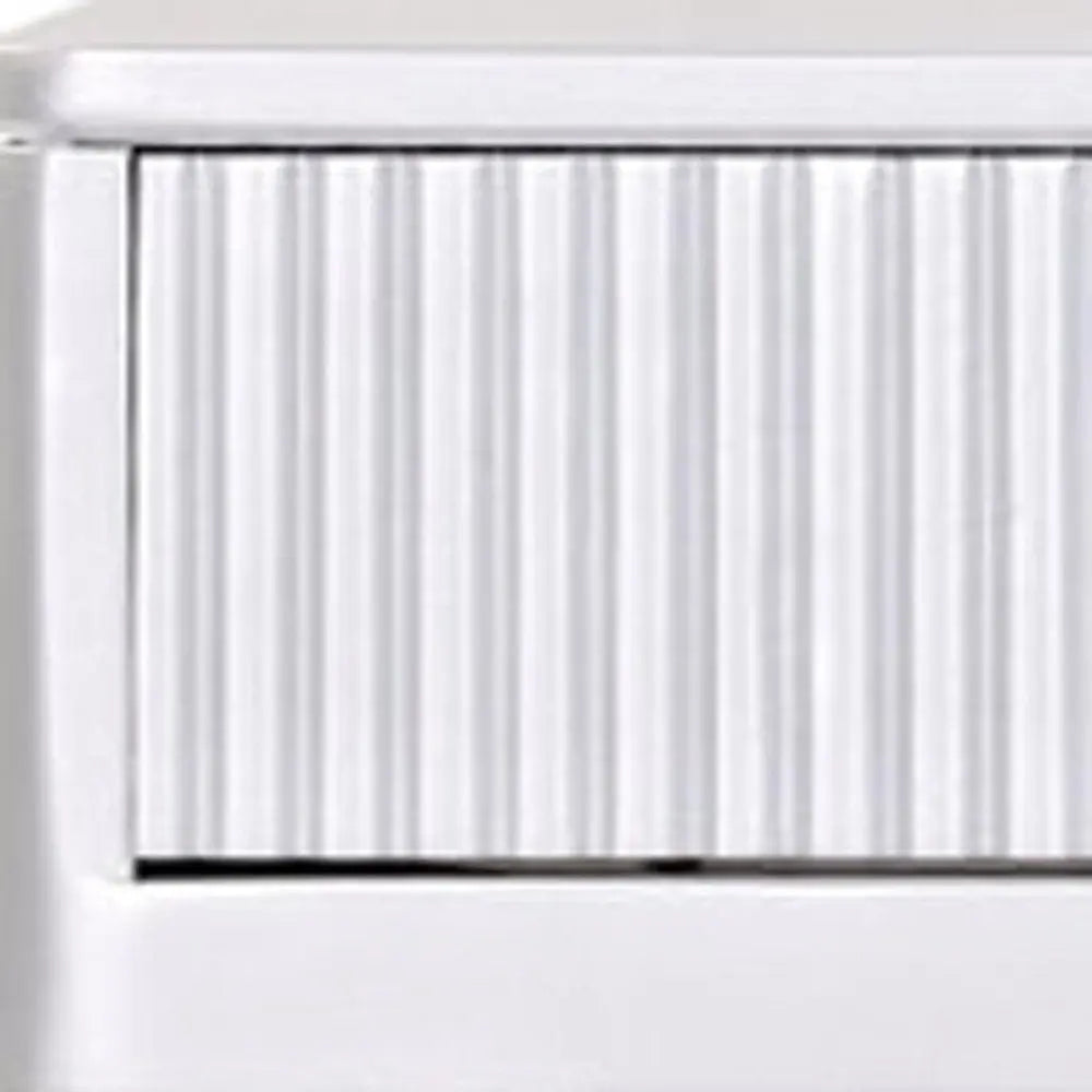 39" Silver Wood Two Drawer Dresser - NOBLE HOME INTERIORS