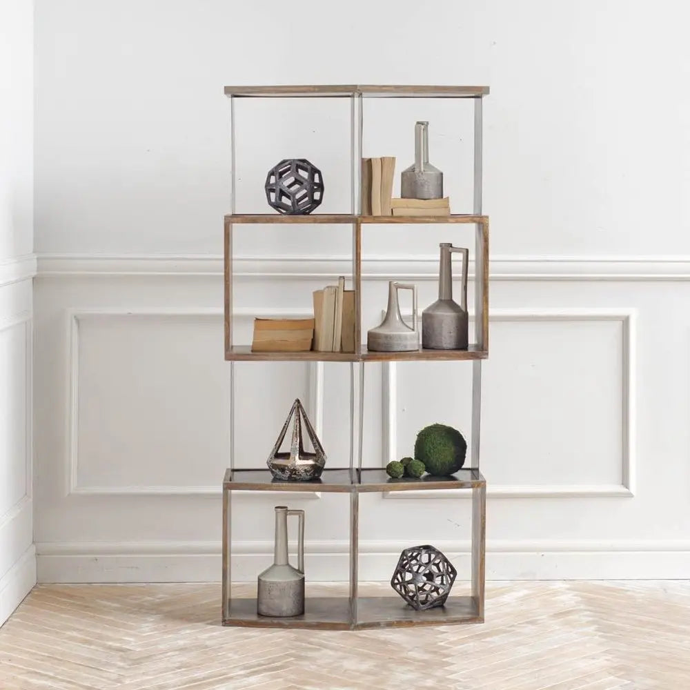 9" Gray And White Cylinder Ceramic Urns Jars HomeRoots