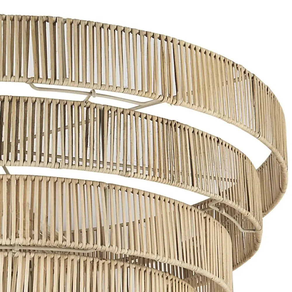 Light Brown Six Tier Hanging Chandelier HomeRoots