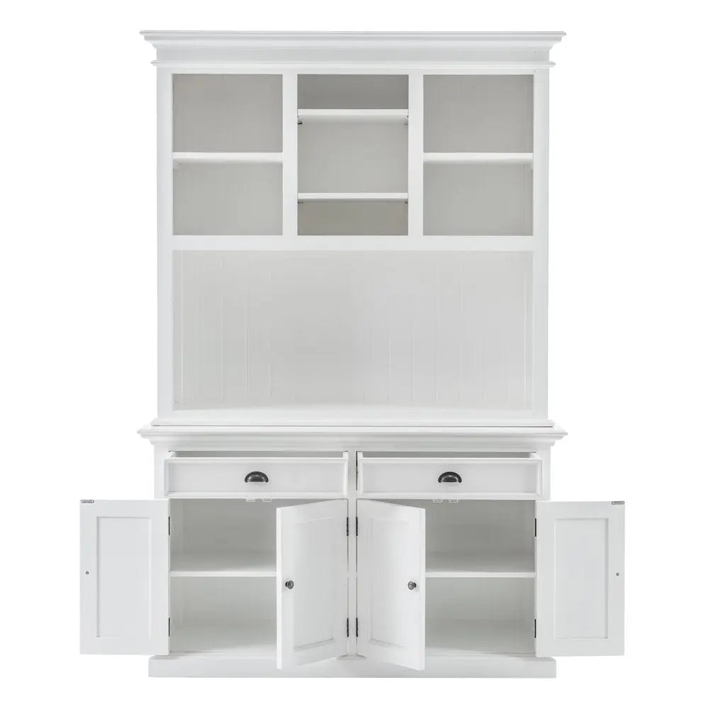 White Solid Wood Adjustable Two Tier Bookcase HomeRoots