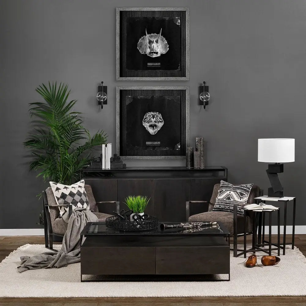 15" Black And Gold Abstract Cylinder Ceramic Table Vase HomeRoots