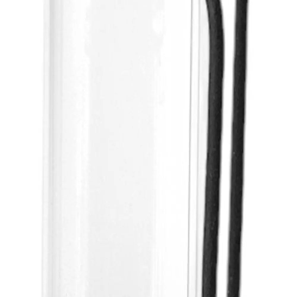 Set of Three Black Abstract Cylinder Metal Table Vase HomeRoots