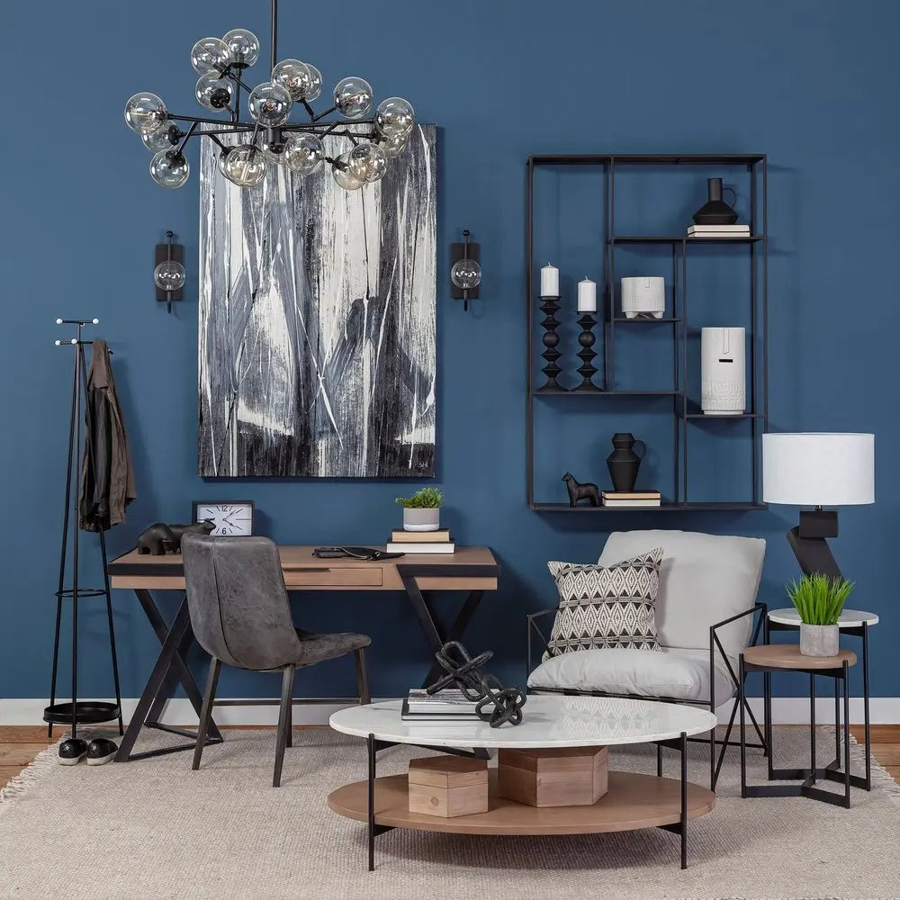 7" White Abstract Cylinder Ceramic Table Vase HomeRoots