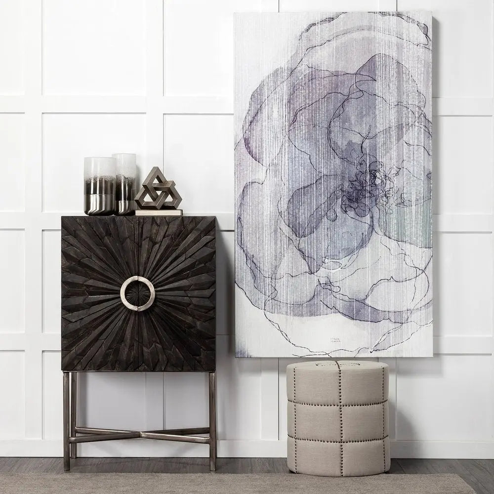 12" White Abstract Crystal Glass Cylinder Table Vase HomeRoots