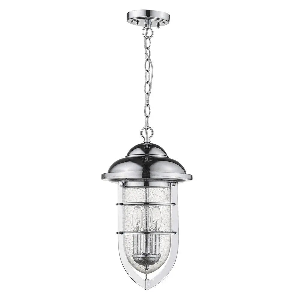 Dylan 3-Light Chrome Hanging Lantern HomeRoots