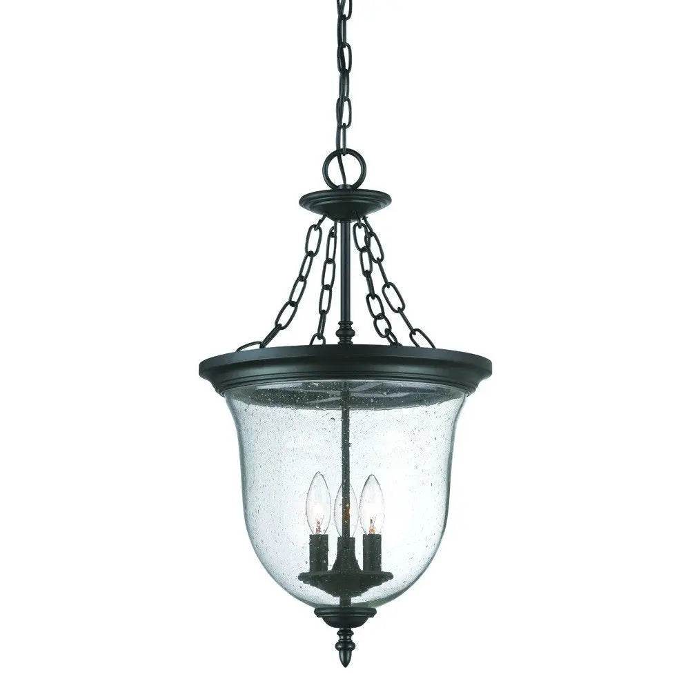 Belle 3-Light Matte black Hanging light HomeRoots