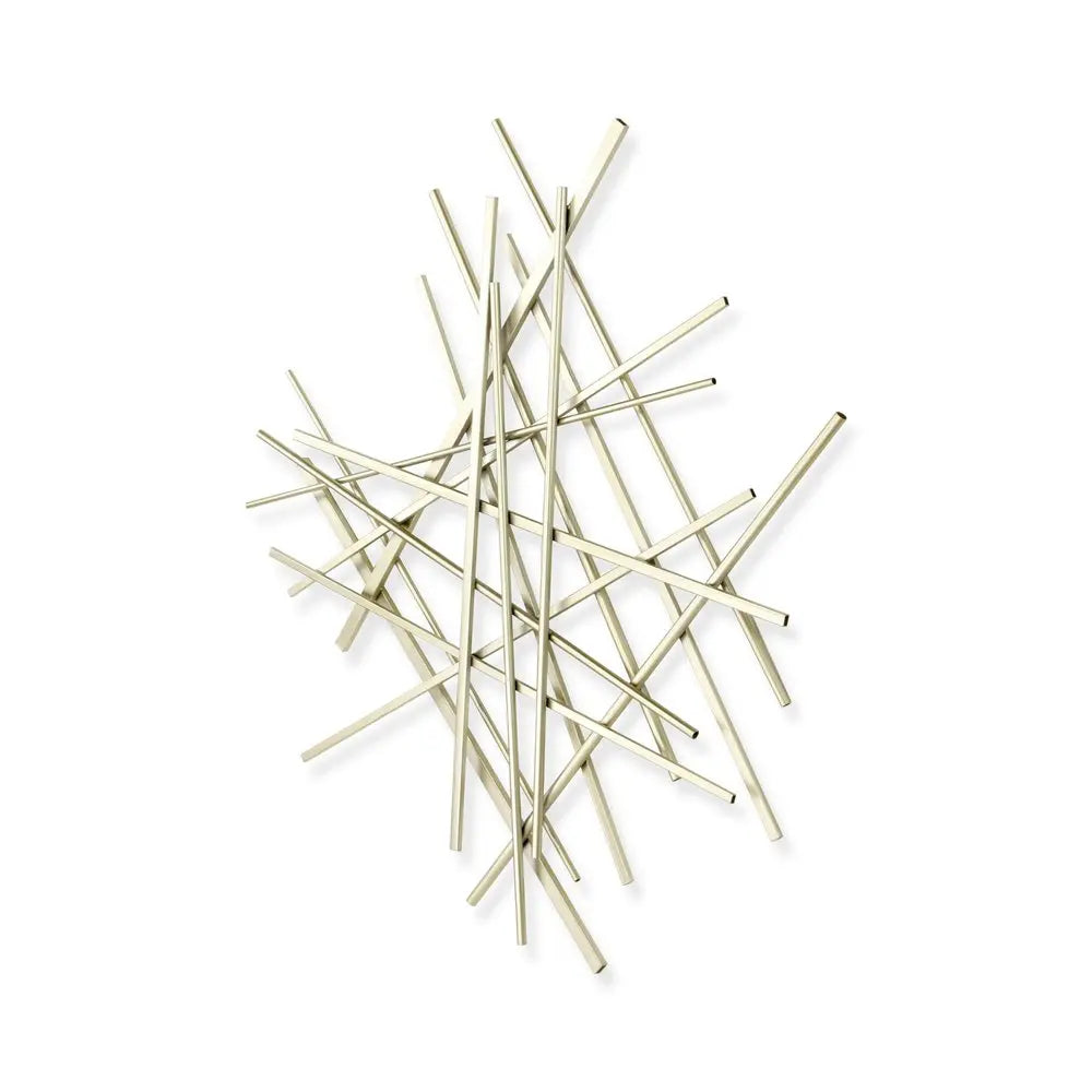 Silver Steel Wall Decor HomeRoots