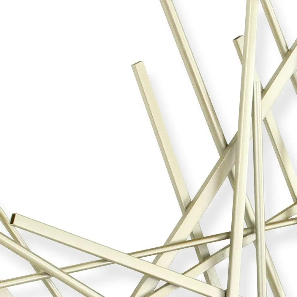 Silver Steel Wall Decor HomeRoots