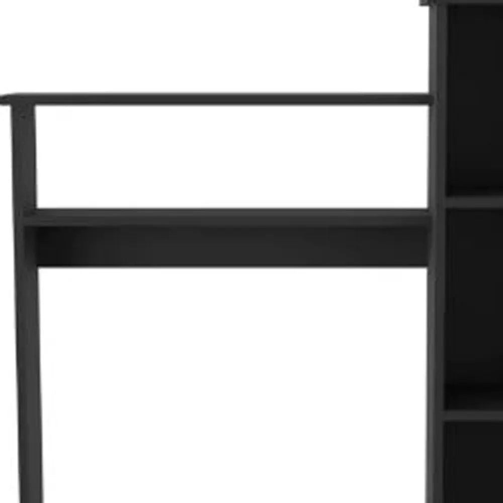 40" Black Computer Desk - NOBLE HOME INTERIORS