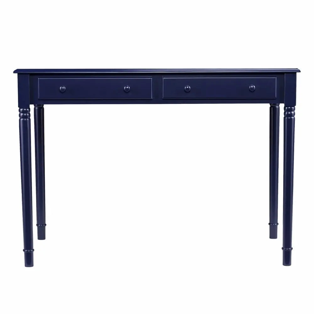 Navy Blue Writing Desk HomeRoots