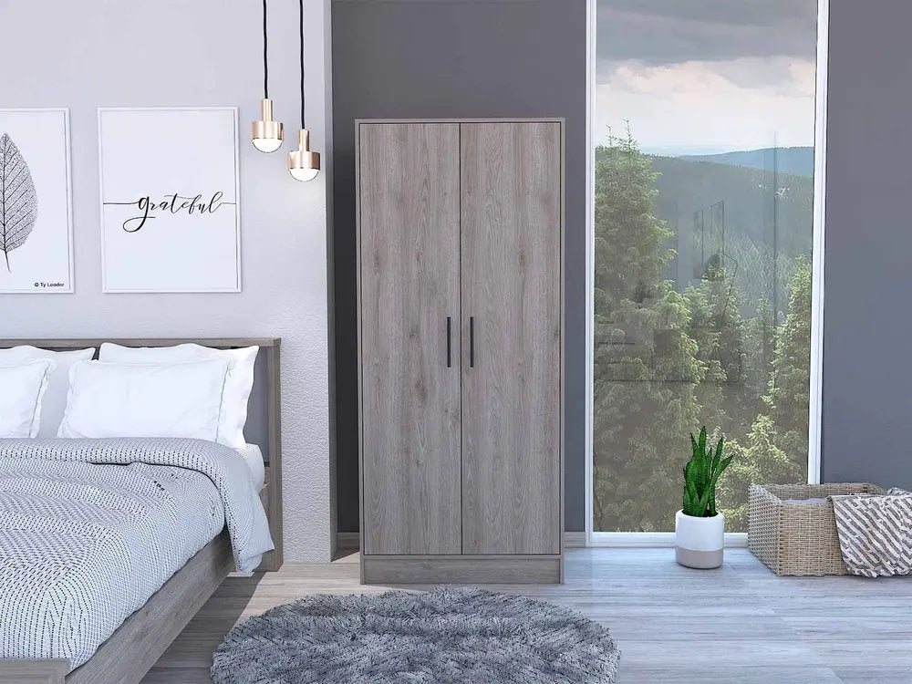 71" White Wood Two Door Single Drawer Combo Dresser HomeRoots