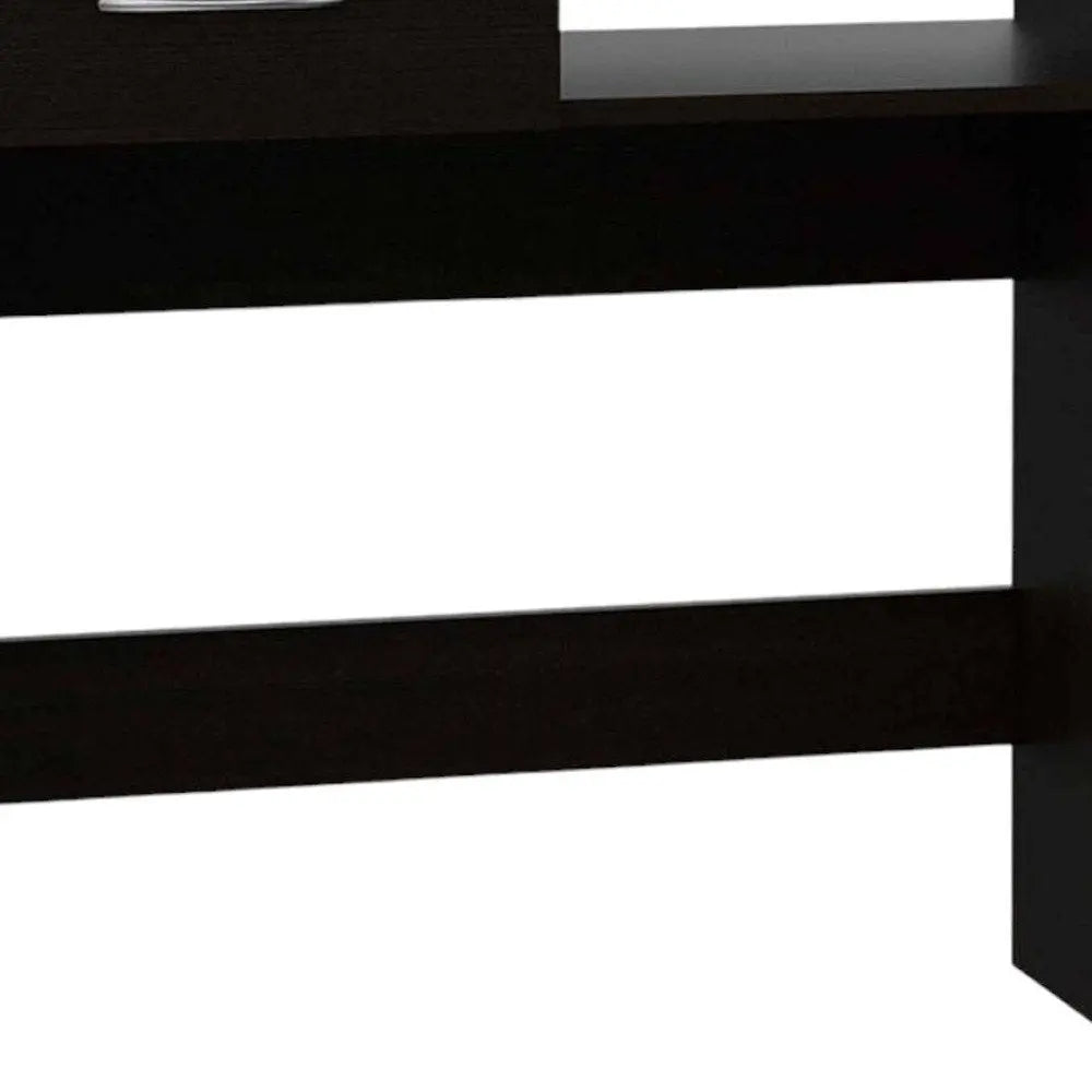 32" Black Computer Desk Desk and Bookshelf Set HomeRoots