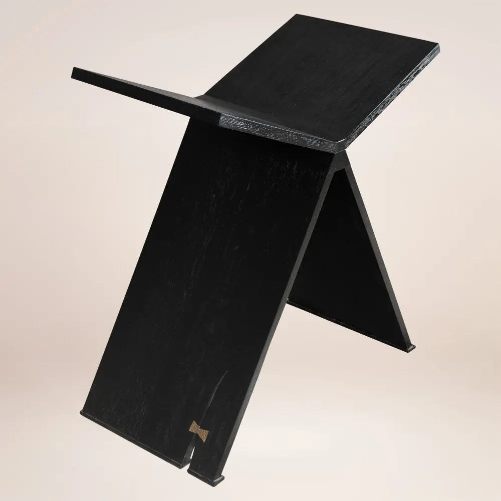 41" Black Wood One Tier Bookcase - NOBLE HOME INTERIORS