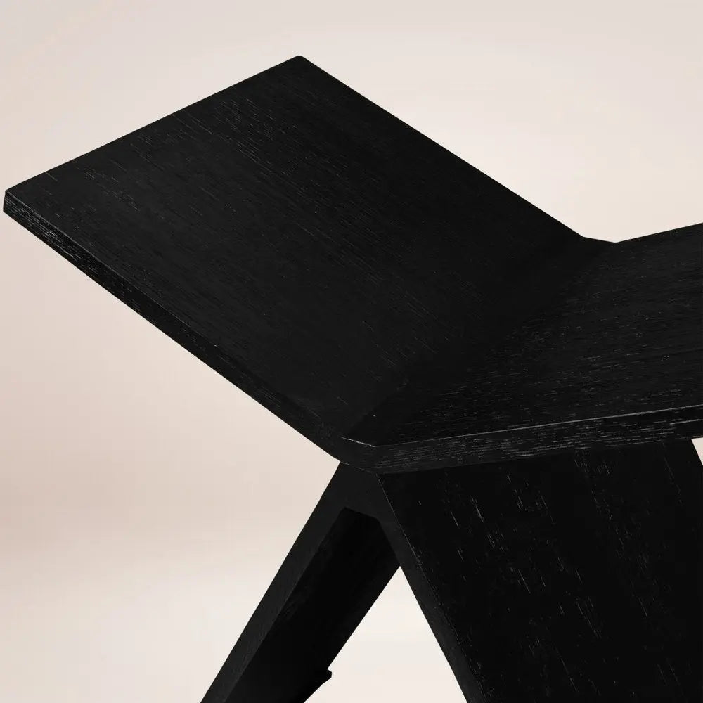 41" Black Wood One Tier Bookcase - NOBLE HOME INTERIORS