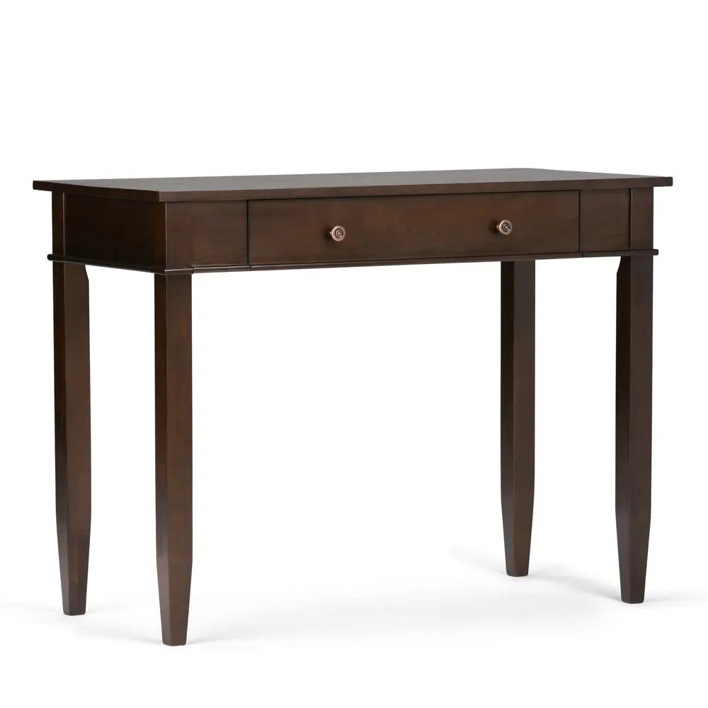 42" Brown Solid Wood Computer Desk - NOBLE HOME INTERIORS