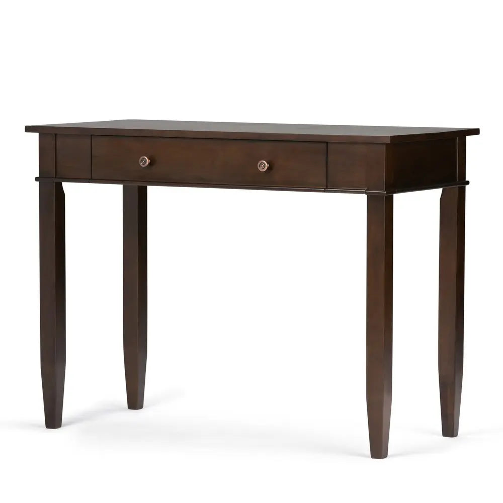 42" Brown Solid Wood Computer Desk - NOBLE HOME INTERIORS