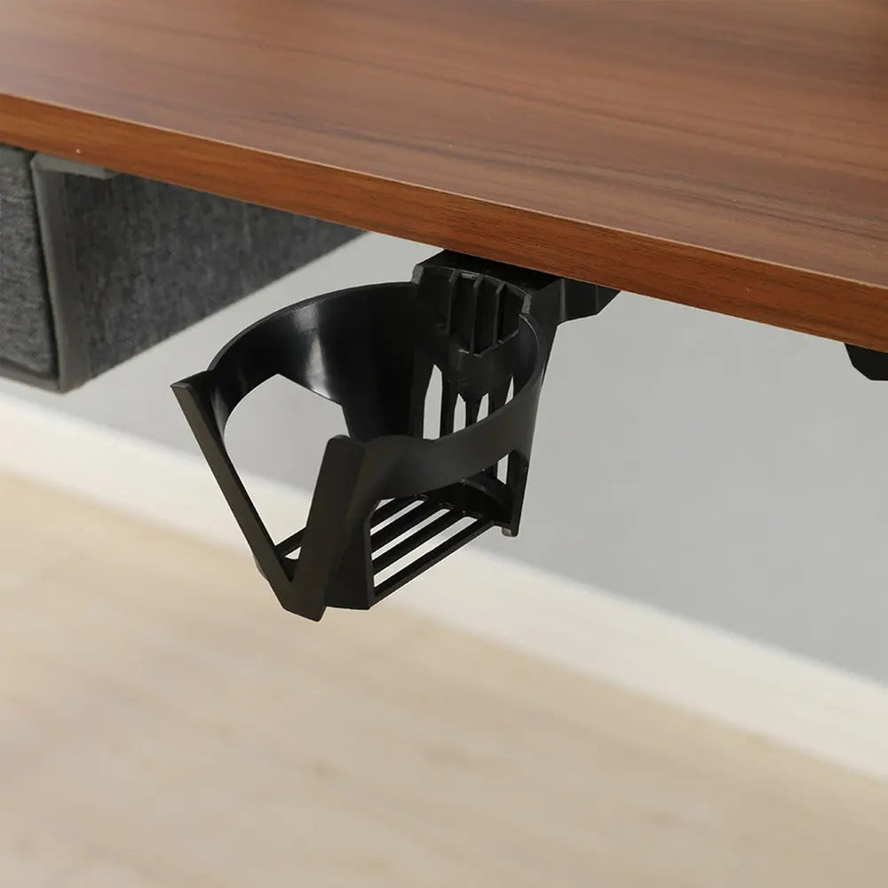 45" Adjustable Oak and White Standing Desk - NOBLE HOME INTERIORS