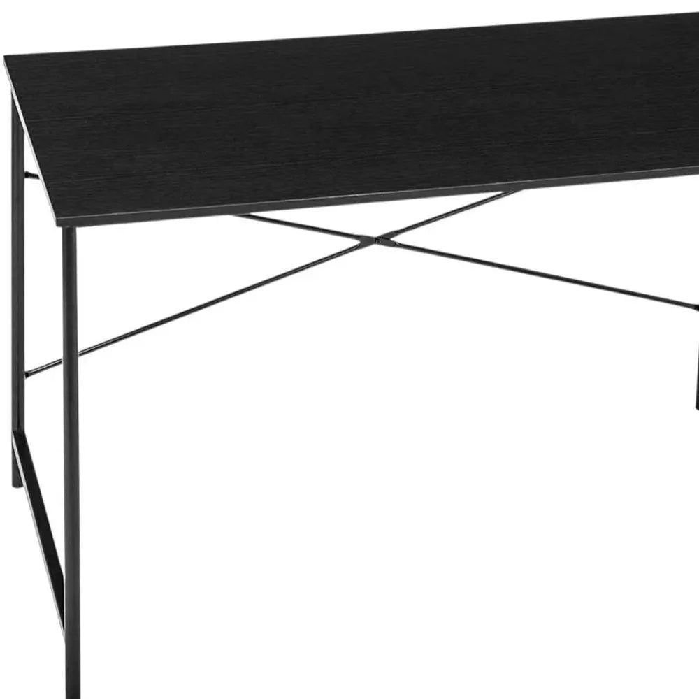 47" Black Computer Desk - NOBLE HOME INTERIORS
