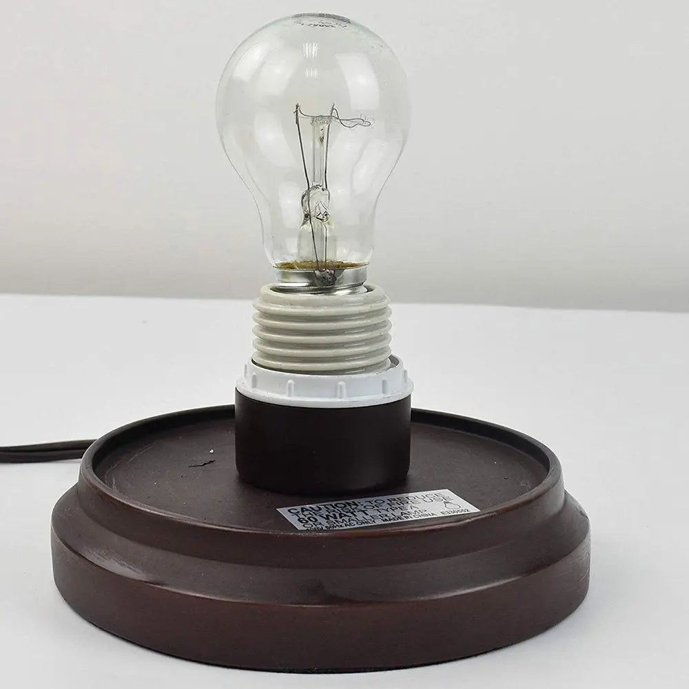 11" Green Brown and Orange Dragonfly Stained Glass Accent Lamp HomeRoots