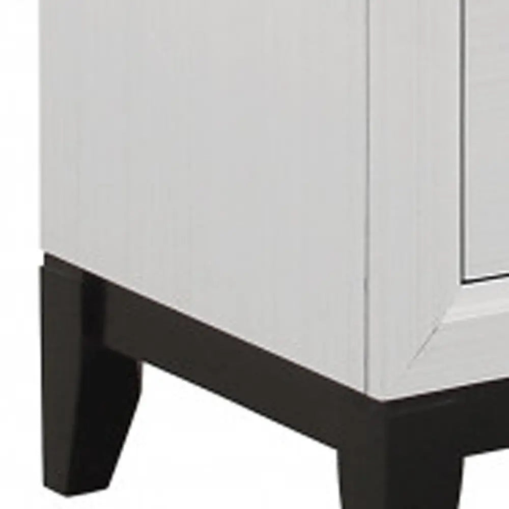 31" White Wood Five Drawer Standard Chest HomeRoots