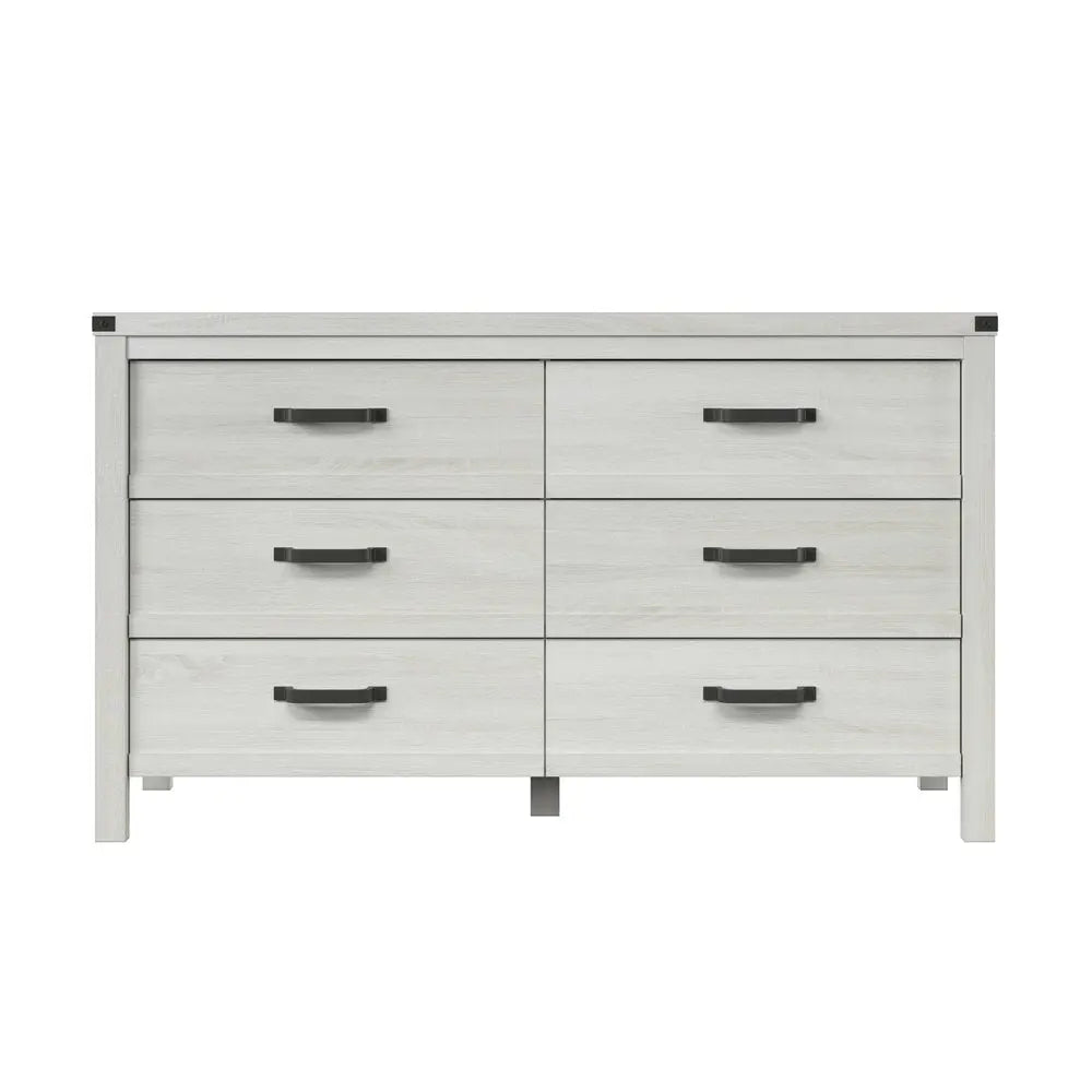 31" White Wood Five Drawer Standard Chest HomeRoots