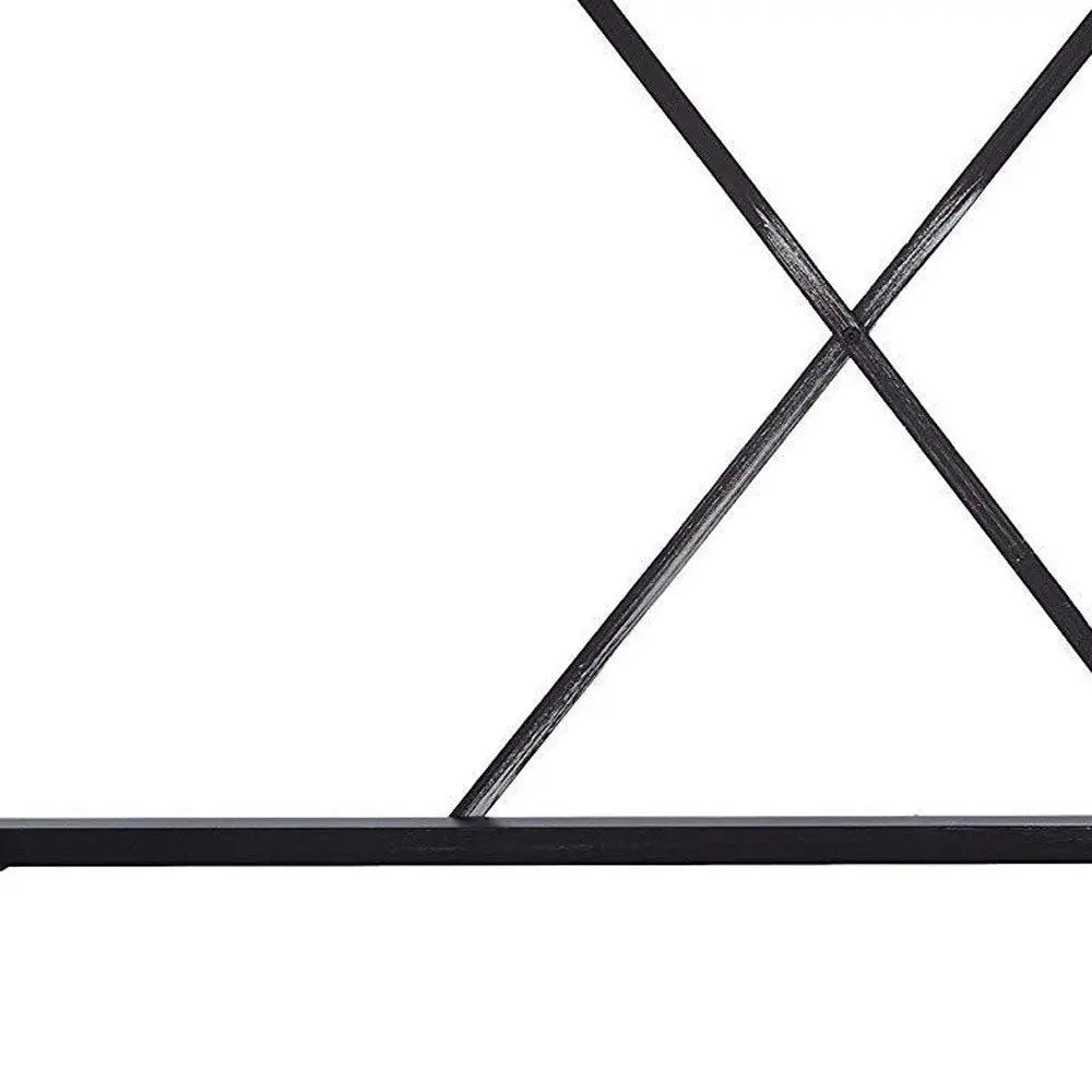 48" Brown and Black Computer Desk - NOBLE HOME INTERIORS