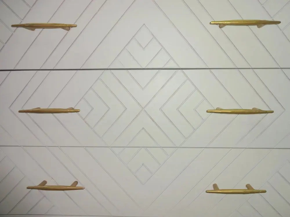 38" Ivory Solid Wood Three Drawer Dresser HomeRoots