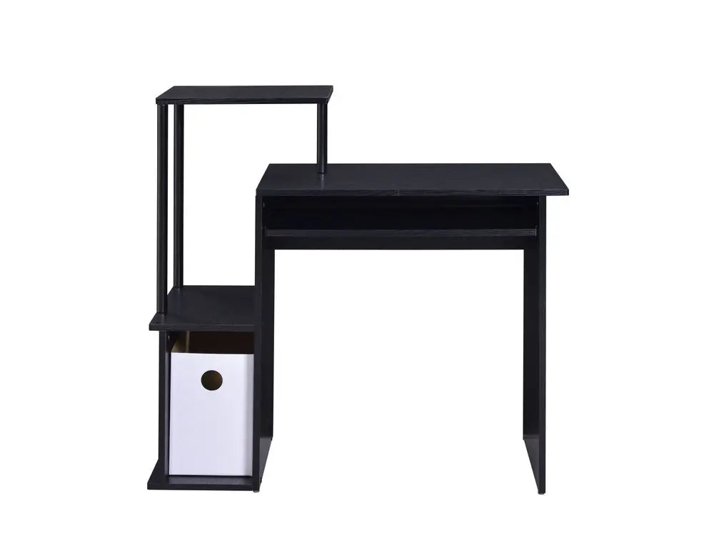 37" Black Computer Desk HomeRoots