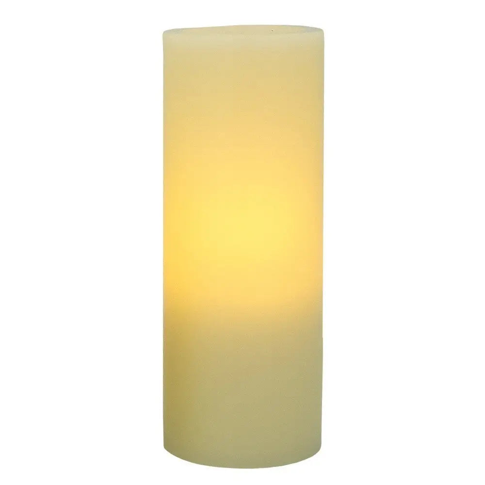 5" Ivory Flameless Pillar Candle - NOBLE HOME INTERIORS