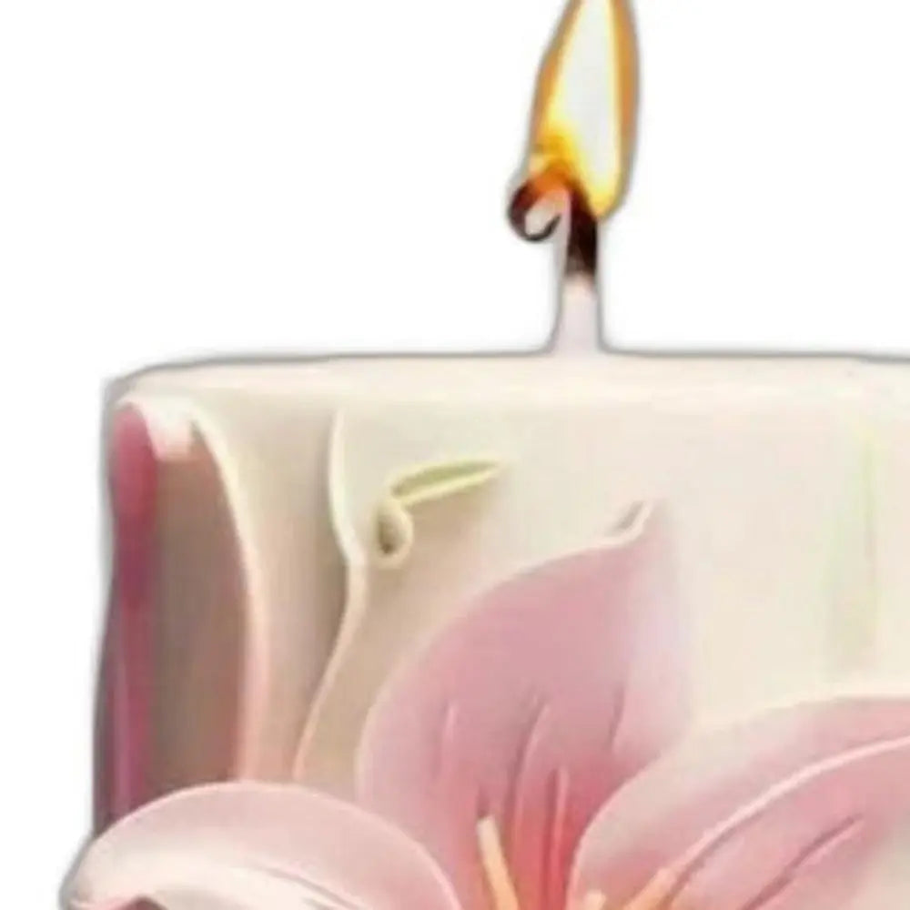 5" White Silicone Tulip Candle Mold - NOBLE HOME INTERIORS