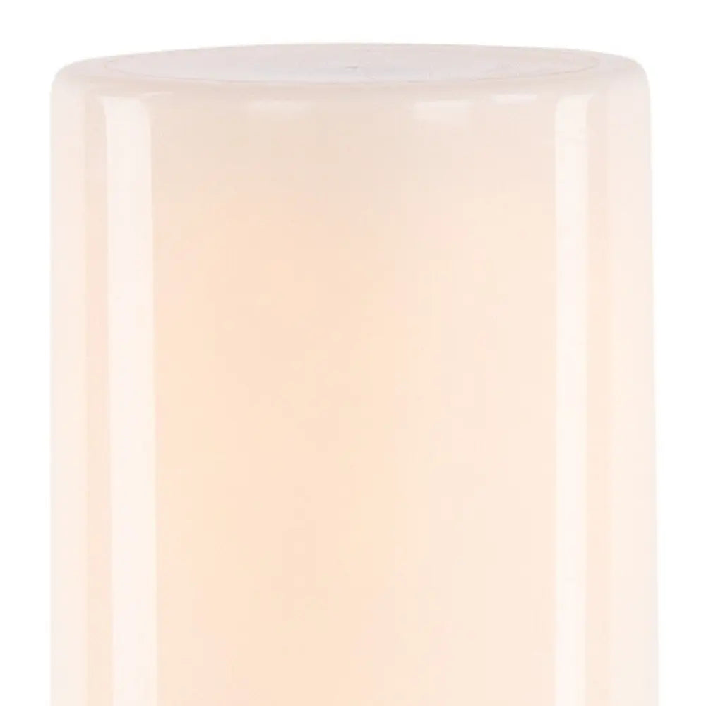 8" White Flameless Designer Candle HomeRoots