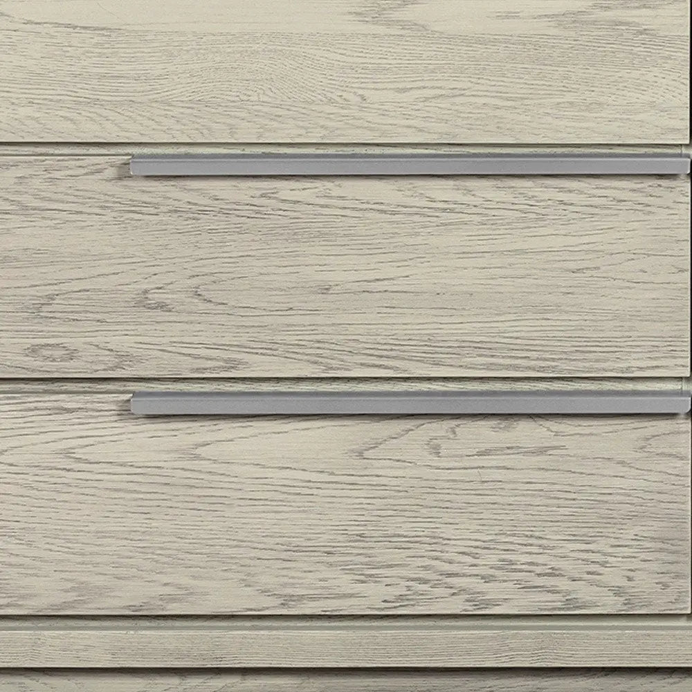 63" Gray Solid Wood Six Drawer Double Dresser HomeRoots