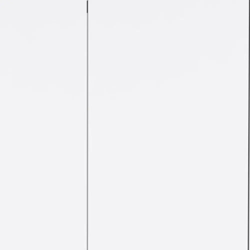 71" White Wood Two Door Two Drawer Combo Dresser HomeRoots